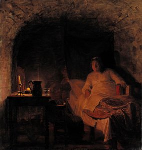 Leonora Christina en prisión de Kristian Zahrtmann